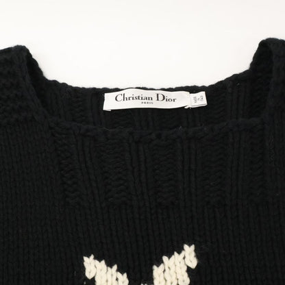 Christian DIOR154t39am110 Rabbit Cashmere X Wool Knit I:38