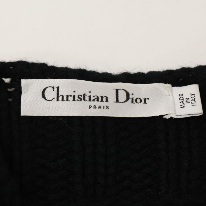 Christian DIOR154t39am110 Rabbit Cashmere X Wool Knit I:38