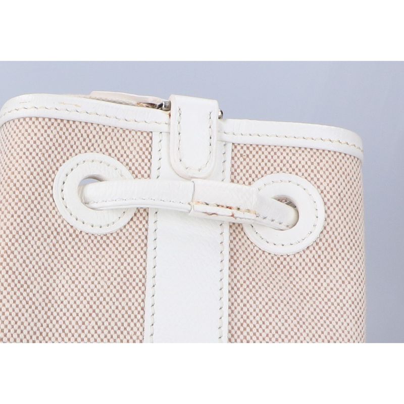 Hermes Toile Ashe Sac Marine Recife PM One Shoulder Drawstring Ring