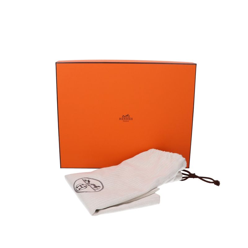 Hermes Toile Ashe Sac Marine Recife PM One Shoulder Drawstring Ring