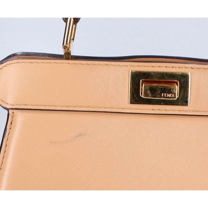 Fendi Beautiful 8bn335 Peekaboo Iseeu Petite Peekaboo Petite Nappa Leather 2way