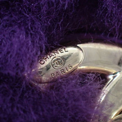 Chanel Sheer Ring Flap Bag As3354b08467 Shoulder Bag Lambskin Shearling  Purple