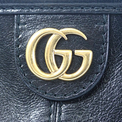 Gucci Rebel Small Taiga Head 524620 Shoulder Bag Calf Black Gold Hardware