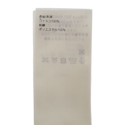 Louis Vuitton Crop Top XS 1ahjhr Short Sleeve T-shirt Cursive Signature White