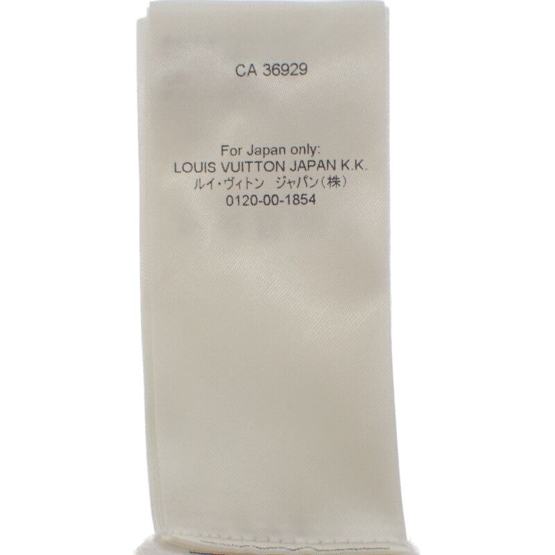 Louis Vuitton Crop Top XS 1ahjhr Short Sleeve T-shirt Cursive Signature White