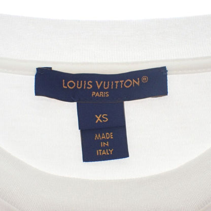 Louis Vuitton Crop Top XS 1ahjhr Short Sleeve T-shirt Cursive Signature White