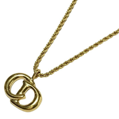 Dior/christian Dior Necklace - Gold CD Motif