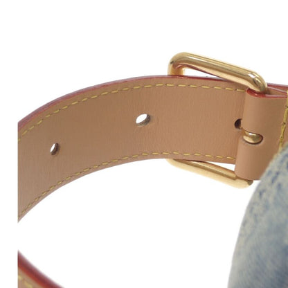 Louis Vuitton Rocker Top Kit N40753 Handbag Damier Denim Leather Blue Gold