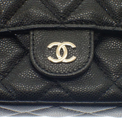 Chanel Flap Phone Case Ap2096_b10583_c3906 Shoulder Bag Calf Black Gold