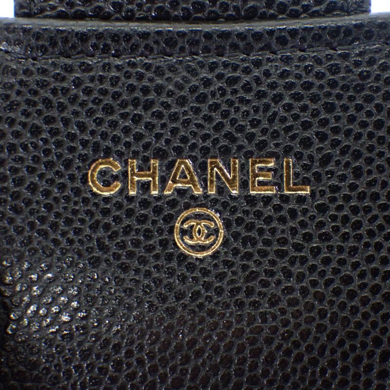 Chanel Flap Phone Case Ap2096_b10583_c3906 Shoulder Bag Calf Black Gold