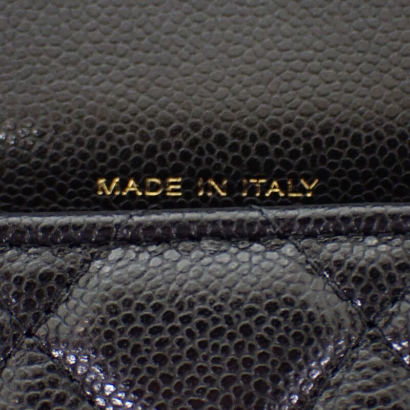 Chanel Flap Phone Case Ap2096_b10583_c3906 Shoulder Bag Calf Black Gold