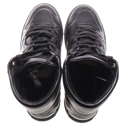 Balenciaga High Top Sneaker Leather High Cut Sneaker Black