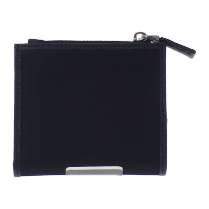 Prada Re-nylon Card Case 2ml049_2dmh_f0002 Fold Wallet Saffiano Black Silver