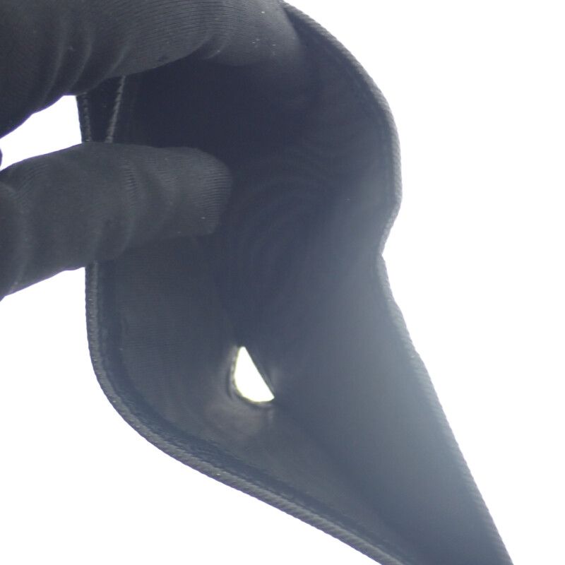 Prada Re-nylon Card Case 2ml049_2dmh_f0002 Fold Wallet Saffiano Black Silver