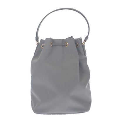 Prada Duet Bucket Bag 1bh038 2WAY Bag Handbag Shoulder Bag Nylon Leather Gray