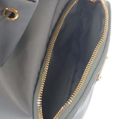 Prada Duet Bucket Bag 1bh038 2WAY Bag Handbag Shoulder Bag Nylon Leather Gray