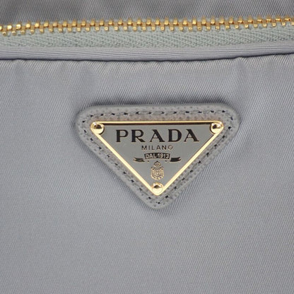 Prada Duet Bucket Bag 1bh038 2WAY Bag Handbag Shoulder Bag Nylon Leather Gray
