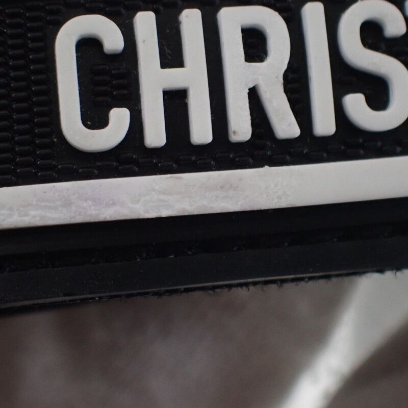 Christian DIOR Baseball Staggered 25pdp922i120 Cap Wool Nylon Silk Black White