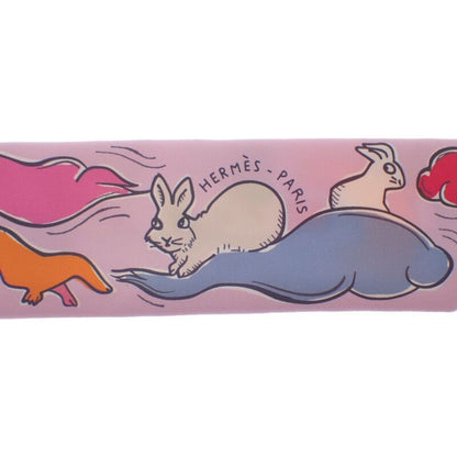 Hermes Twilly Mille ET UN Lapins The Thousand And One Rabbits 064007s 03 Scarf