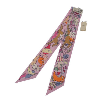 Hermes Twilly Mille ET UN Lapins The Thousand And One Rabbits 064007s 03 Scarf