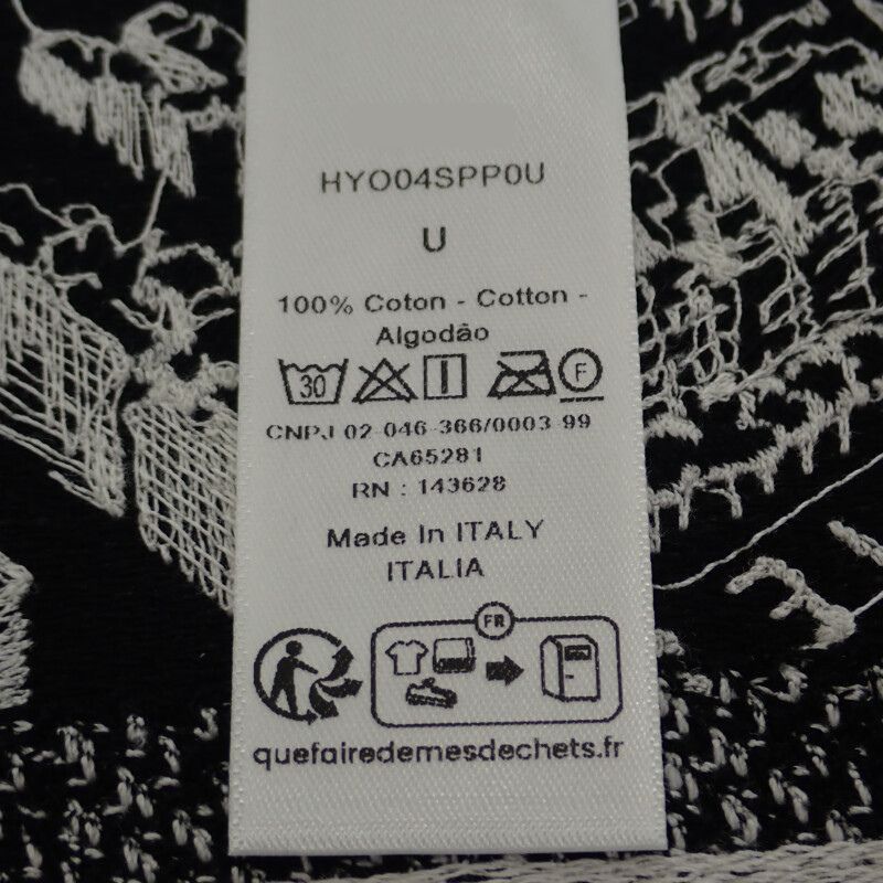 Dior Placemat Hyo04sppp0u_c900 Lunchmat Cotton Black Women's Plain De Paris
