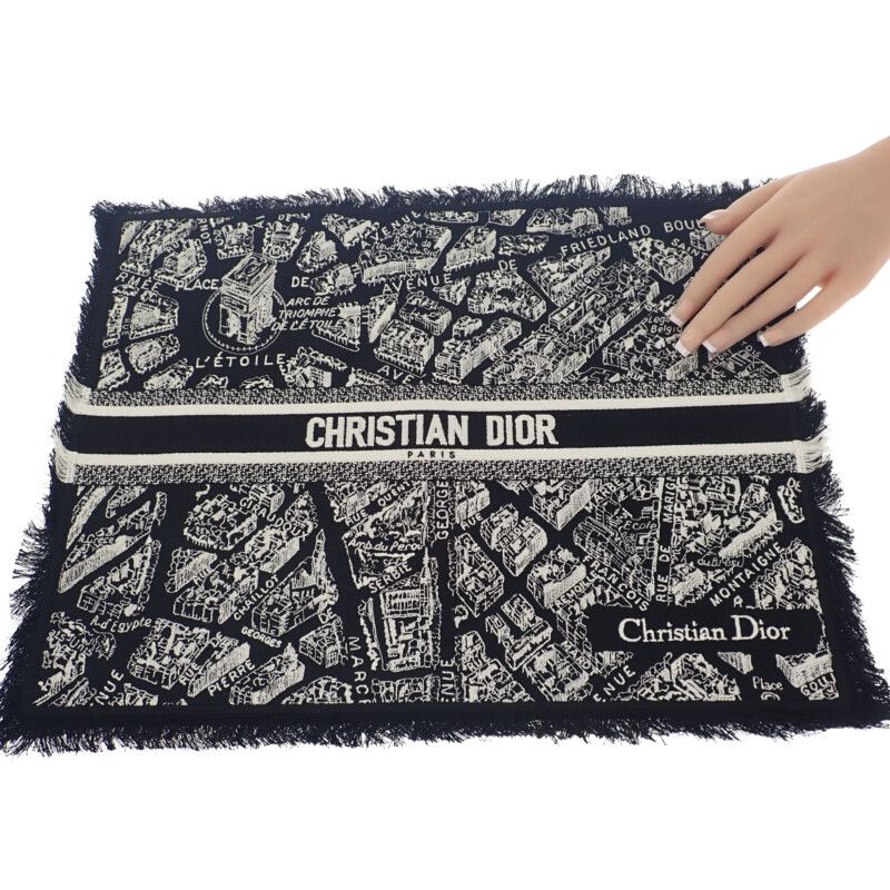 Dior Placemat Hyo04sppp0u_c900 Lunchmat Cotton Black Women's Plain De Paris