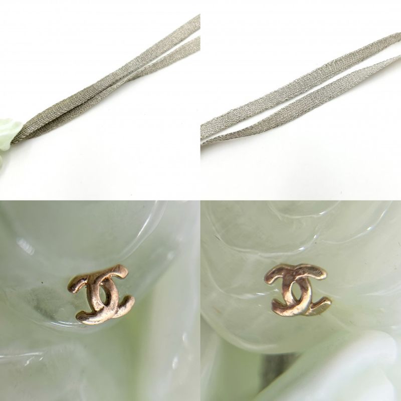 Chanel Necklace Ladies Coco Mark Coco Camellia Flower Motif Flower Accessories