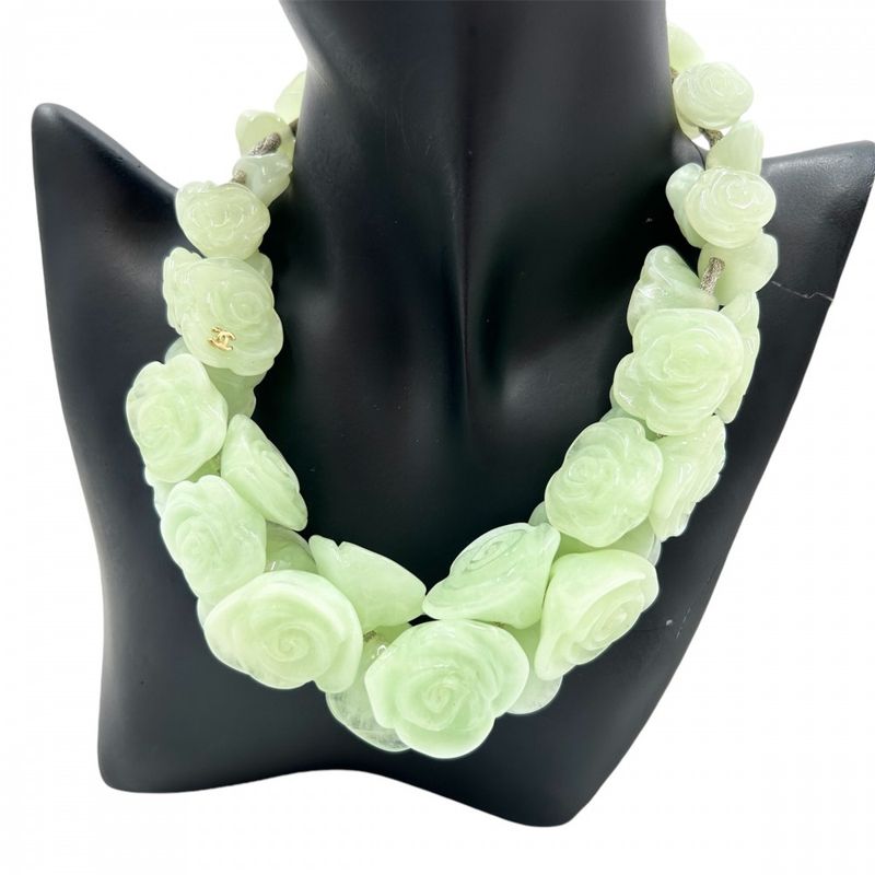 Chanel Necklace Ladies Coco Mark Coco Camellia Flower Motif Flower Accessories