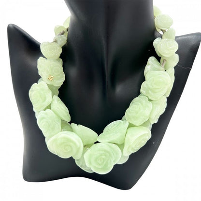 Chanel Necklace Ladies Coco Mark Coco Camellia Flower Motif Flower Accessories