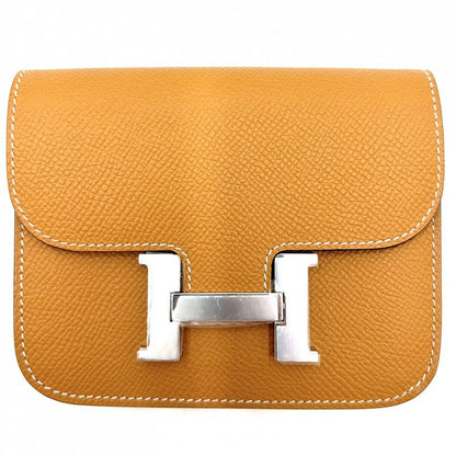 Hermes Bifold Wallet Women Constance Slim Wallet Compact Wallet H Logo Hermes B