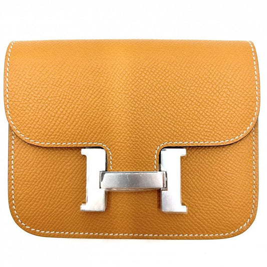 Hermes Bifold Wallet Women Constance Slim Wallet Compact Wallet H Logo Hermes B