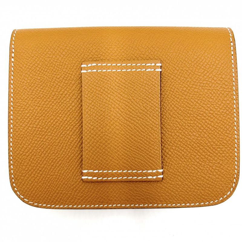 Hermes Bifold Wallet Women Constance Slim Wallet Compact Wallet H Logo Hermes B
