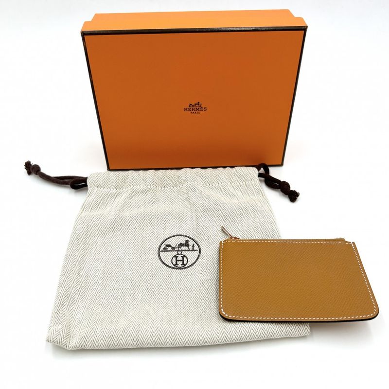 Hermes Bifold Wallet Women Constance Slim Wallet Compact Wallet H Logo Hermes B