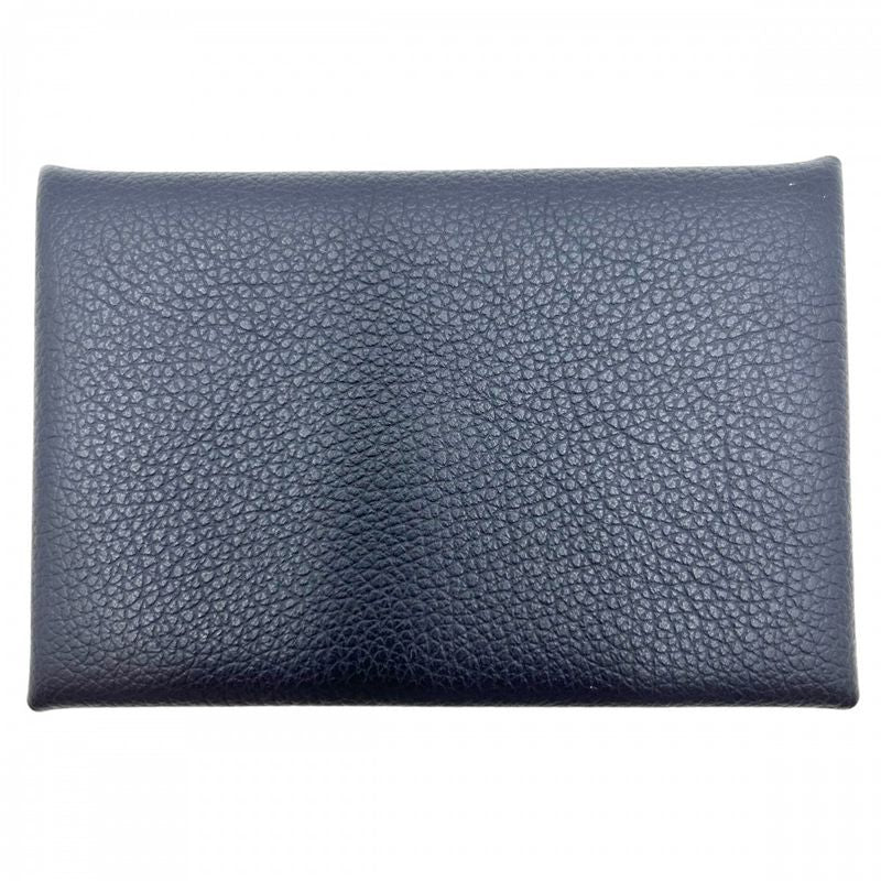 Hermes Coin Case Unisex Calvi Coin Purse Card Case Small Men's Women's Unisex
