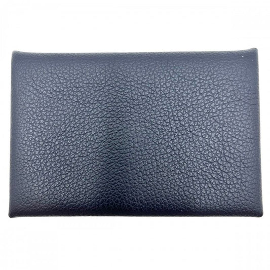 Hermes Coin Case Unisex Calvi Coin Purse Card Case Small Men's Women's Unisex