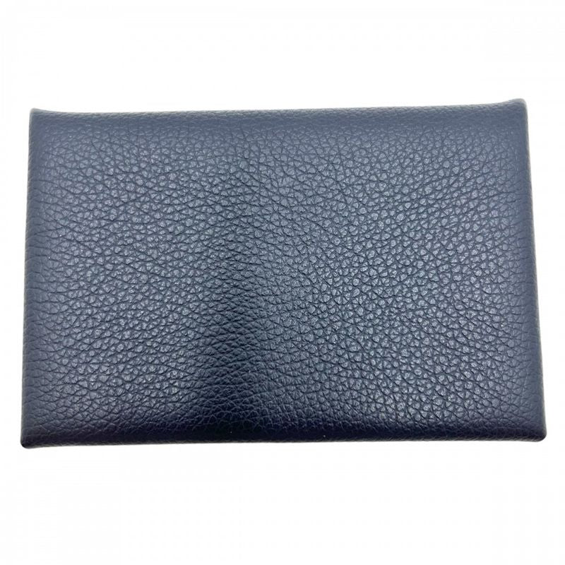 Hermes Coin Case Unisex Calvi Coin Purse Card Case Small Men's Women's Unisex