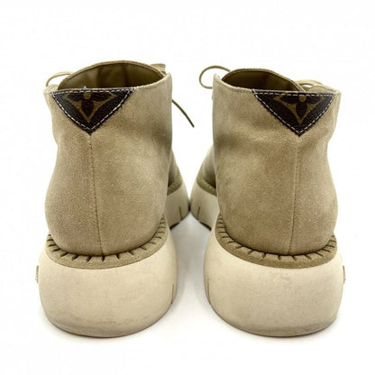 Louis Vuitton Boots Men's Square Line Ankle Boots Monogram Short Boots Shoes 6