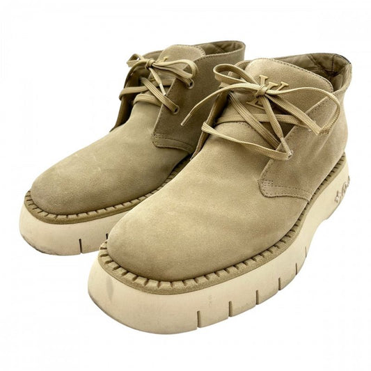 Louis Vuitton Boots Men's Square Line Ankle Boots Monogram Short Boots Shoes 6