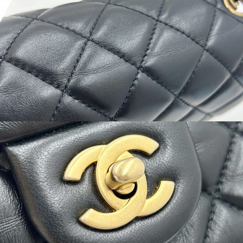 Chanel Shoulder Bag Women Mini Matelasse Chain Crossbody Coco Mark Coco Bag