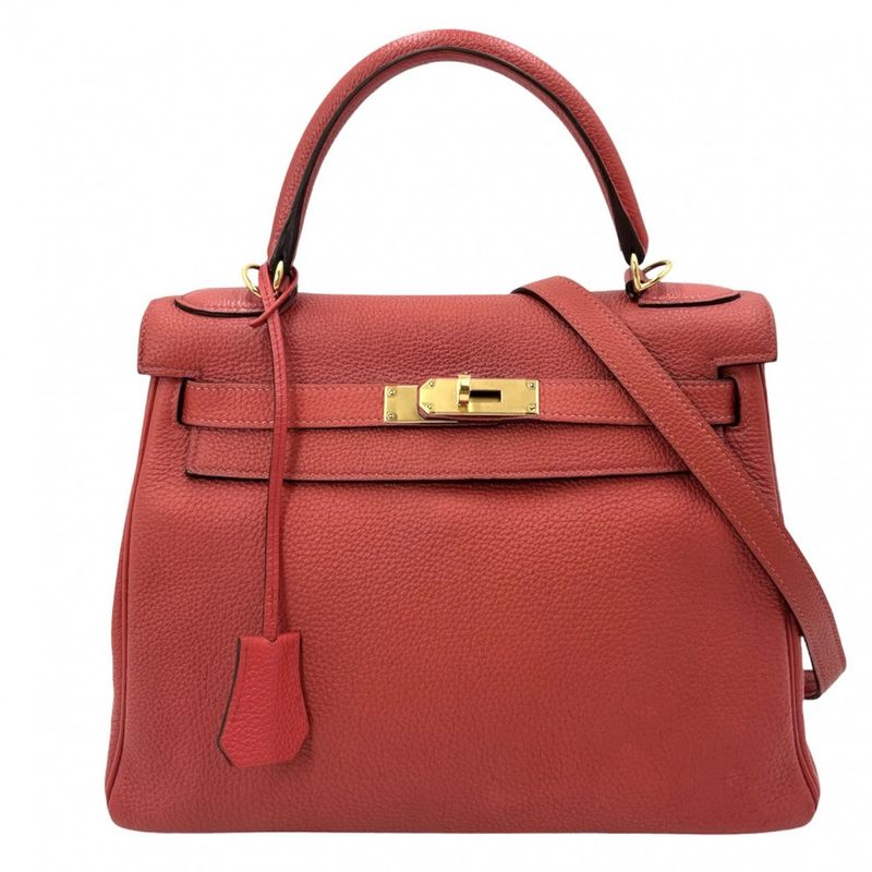 Hermes 2WAY Ladies Kelly 28 Internal Stitching Handbag Crossbody Shoulder Bag