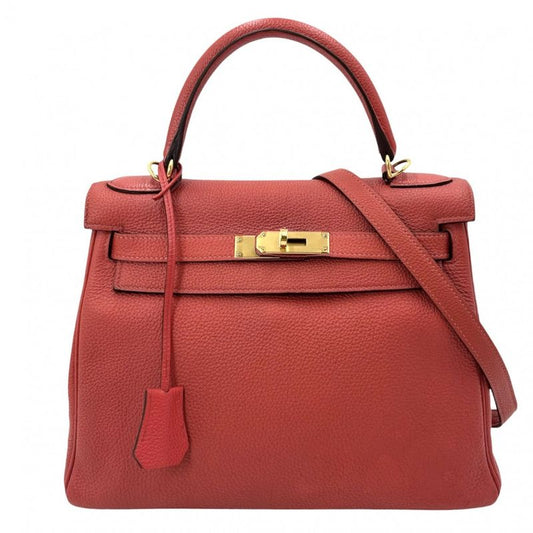 Hermes 2WAY Ladies Kelly 28 Internal Stitching Handbag Crossbody Shoulder Bag