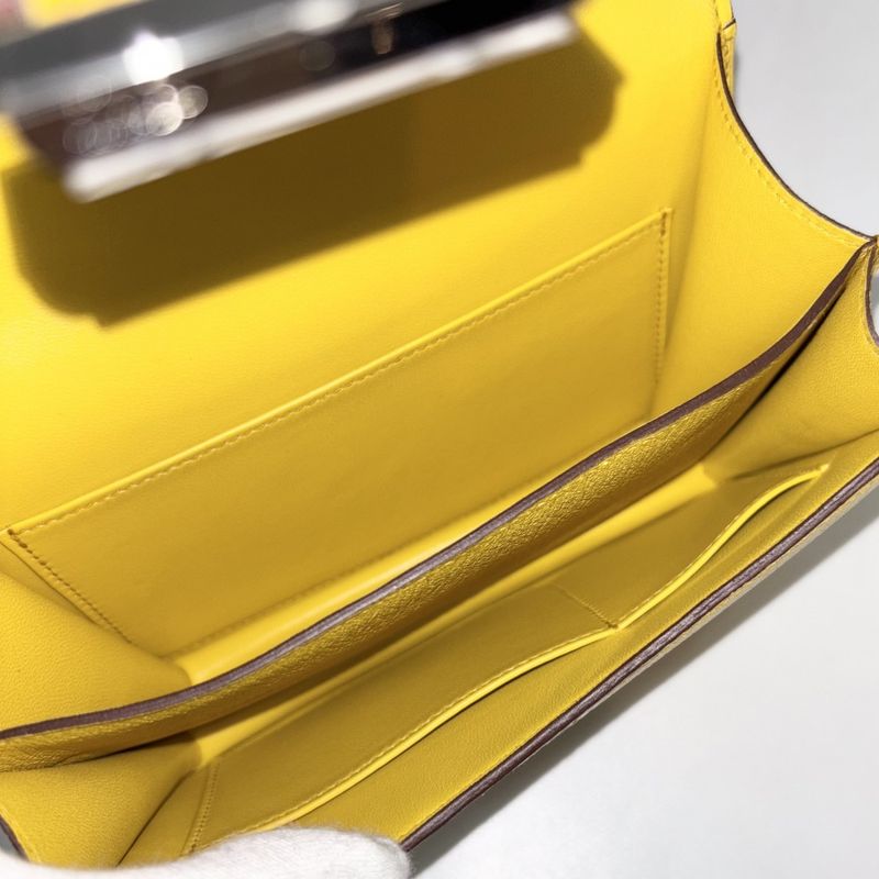 Hermes Shoulder Bag Women Constance 3 Mini Pochette Shoulder Crossbody Leather