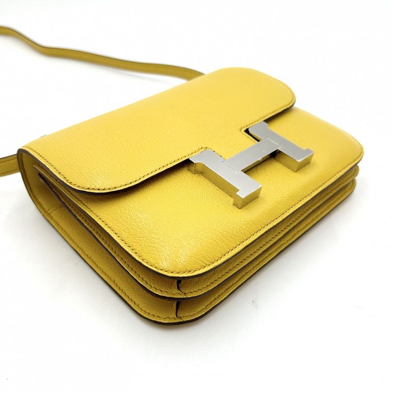 Hermes Shoulder Bag Women Constance 3 Mini Pochette Shoulder Crossbody Leather