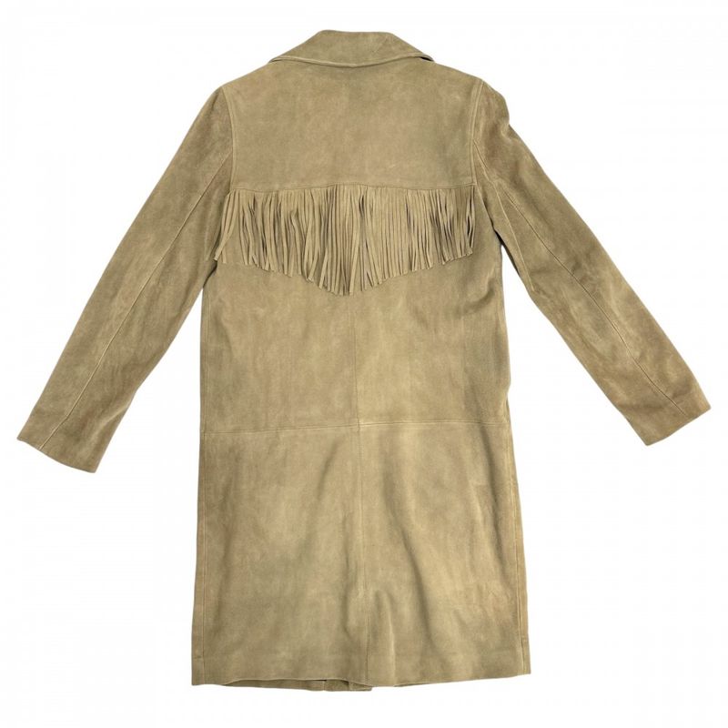 Saint Laurent Paris Outerwear Men's Fringe Long Coat Saint Laurent Paris 36