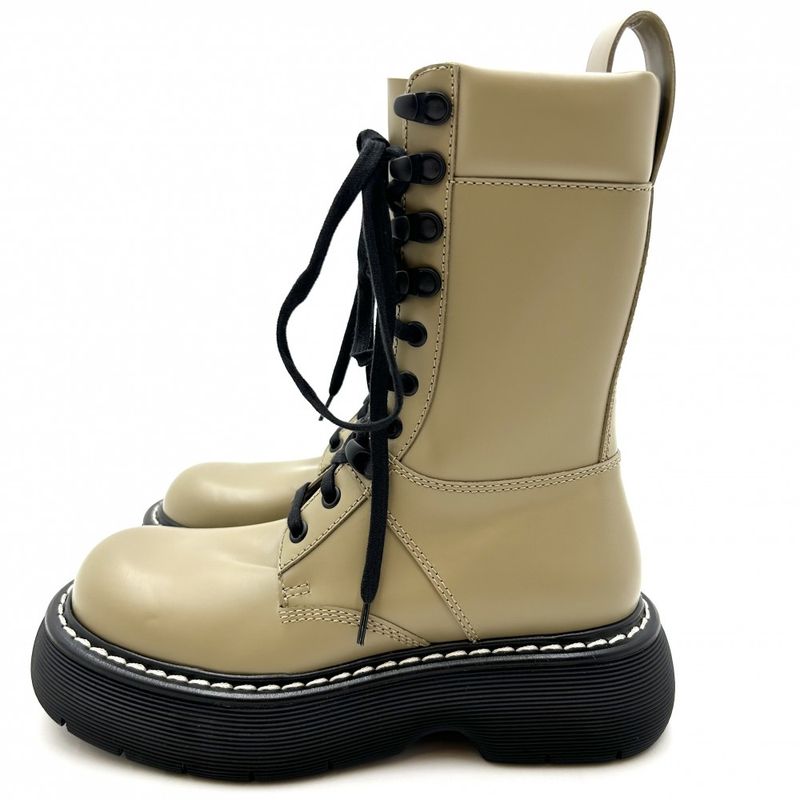 Bottega Veneta Boots Women's Fashion Item Lace-up Shoes Size 36 Approx 23cm