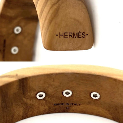 Hermes Bangle Women's Collierd Chien Bracelet Accessories Small Hermes Wood