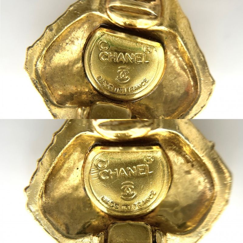 Chanel Earring Ladies Mademoiselle Accessories Swing Gold Chanel GP Approx