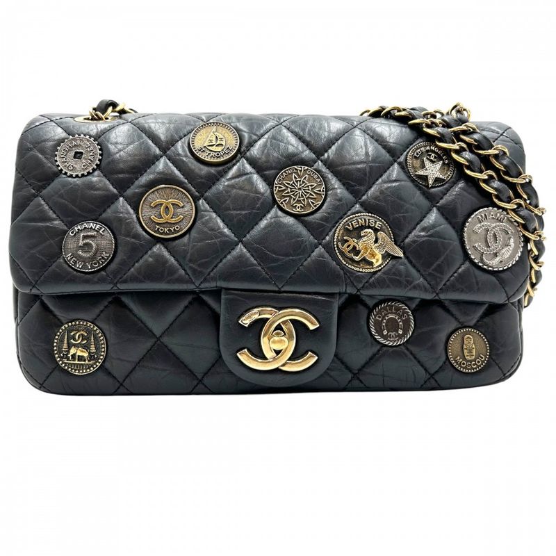 Chanel Shoulder Bag Women Matelasse 25 Chain Shoulder Coco Mark Shoulder