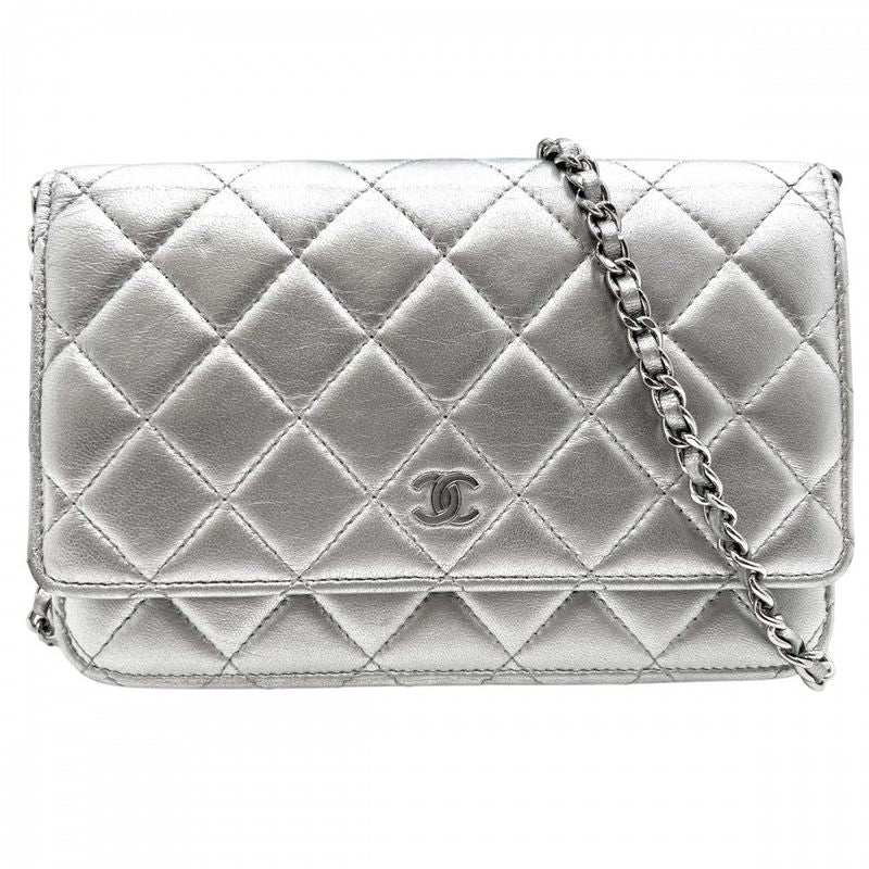 Chanel Matelasse Chain Wallet Mini Shoulder Bag with Coco Mark