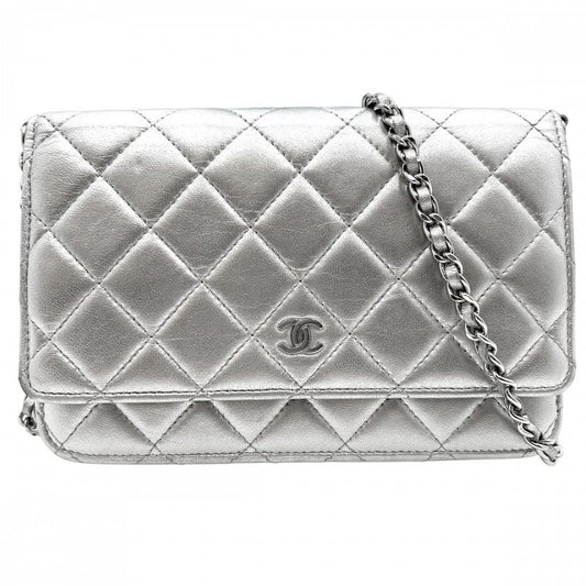 Chanel Matelasse Chain Wallet Mini Shoulder Bag with Coco Mark